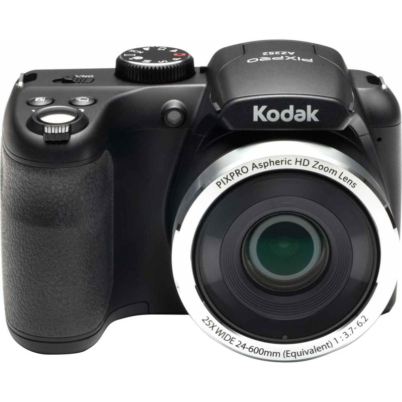 Kodak PIXPRO Astro Zoom 16MP Digital Camera, 25x Optical Zoom 3" LCD - Black (AZ252-BK