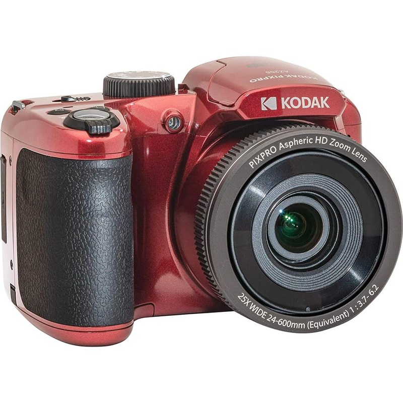 Kodak PIXPRO Astro Zoom AZ255-RD 16MP Digital Camera, 25X Optical Zoom, Red - Open Box