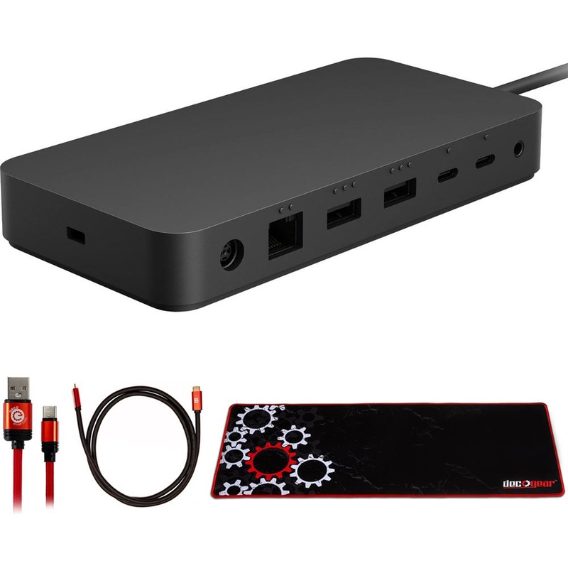 Microsoft Surface Thunderbolt Dock High-Speed Docking Station w/ Accessories Bundle