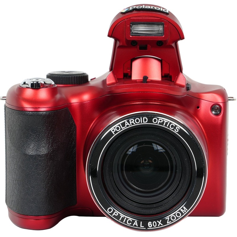 Polaroid  iE6035 18MP 60x Optical Zoom Digital Camera , Red