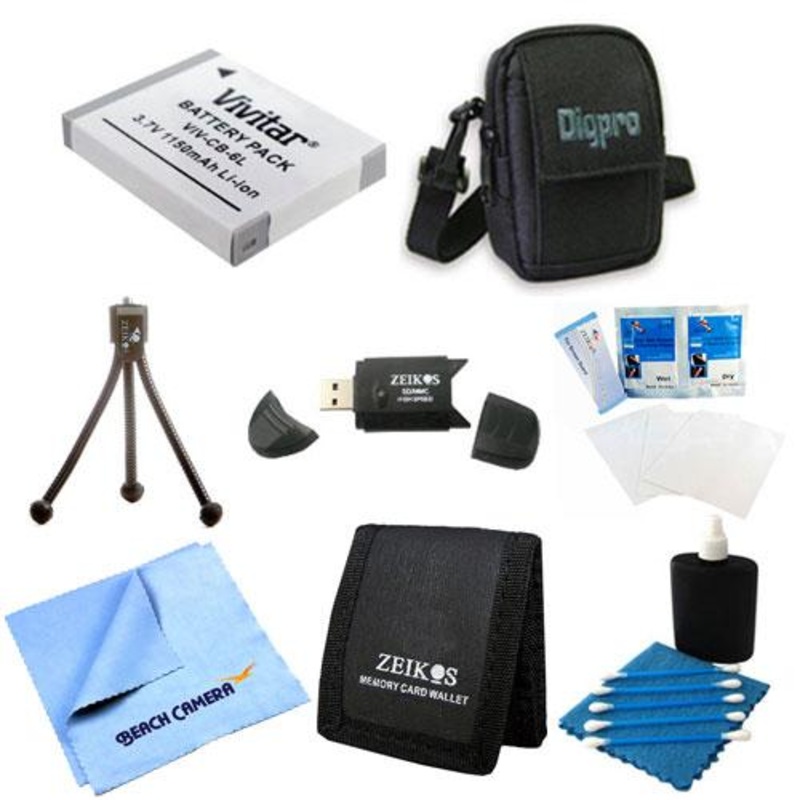 Special Loaded Value BP-6L Battery Kit for Canon SX500, SX260, D20, S95 & 500HS