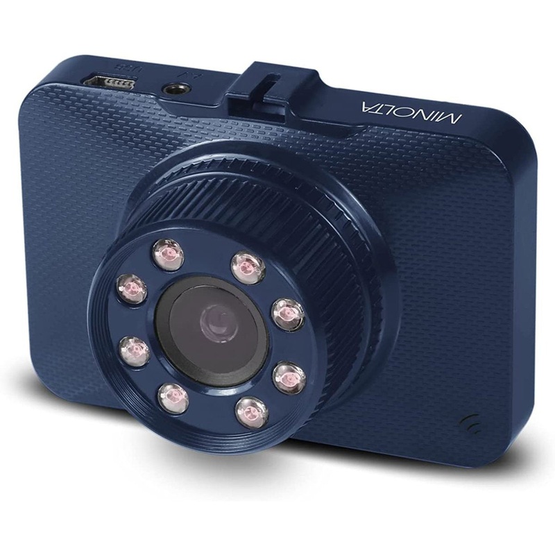Minolta MNCD260 1080p Infrared NV Car Camcorder with 2.2" LCD Monitor (Blue)
