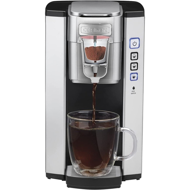 Cuisinart SS-5P1 Single-Serve 40-Ounce Coffeemaker, Black/Stainless Steel