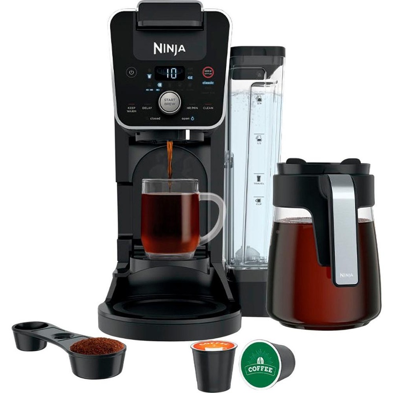 Ninja DualBrew 12-Cup Drip, Single-Serve Coffee Maker (Factory Refurbished) - Open Box