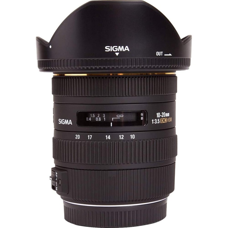 Sigma Super Wide Angle Zoom 10-20mm f/4-5.6 EX DC HSM AF Lens for Canon - Open Box