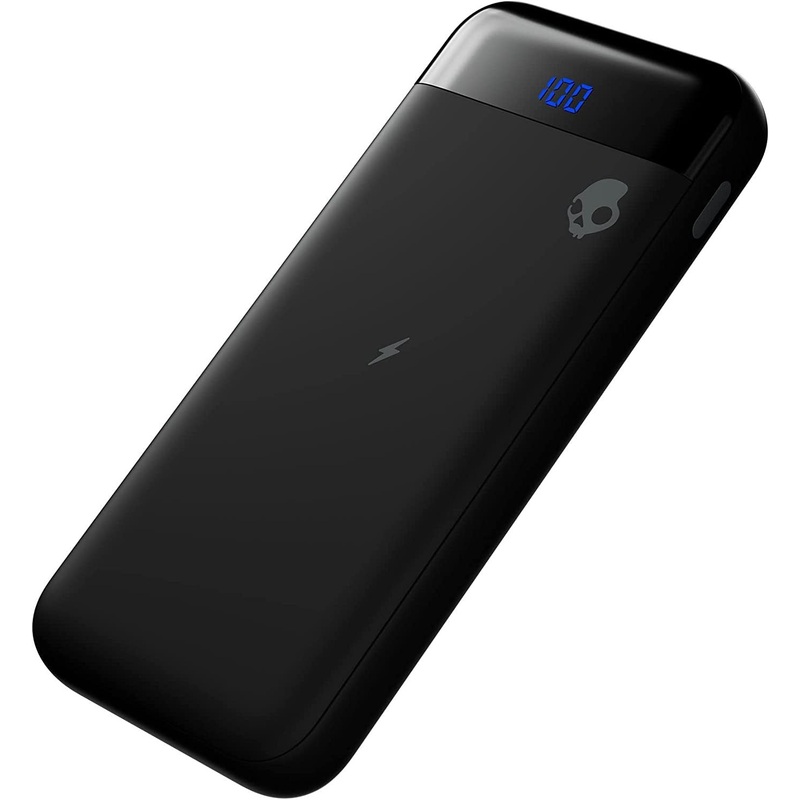 Skullcandy Stash Fuel 10000 mAh Portable Wireless Charging Power Bank - Black