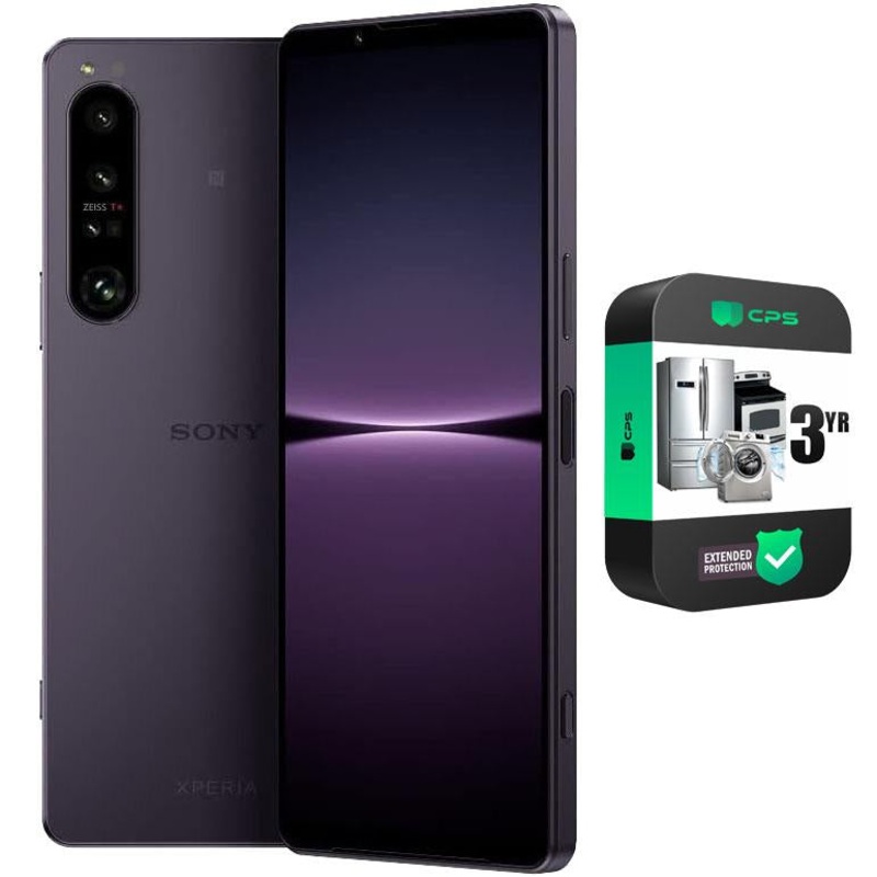 Sony Xperia 1 IV 5G 512GB Smartphone, Violet (Unlocked) with 3-Year Extended Warranty