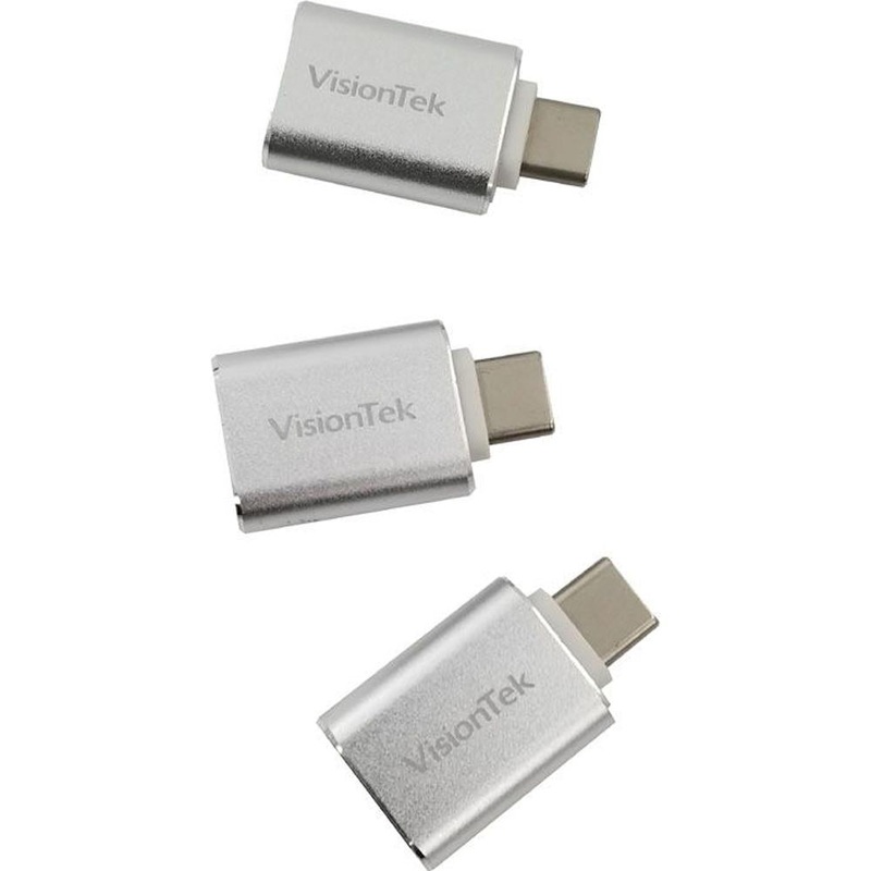 Visiontek USB C to USB A 3 Pack