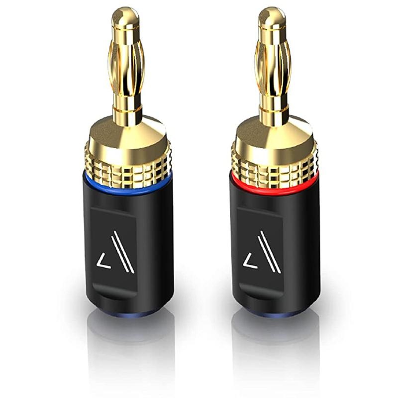 Austere 5-Series Banana Adapters for Speaker Cable, 2 Pairs