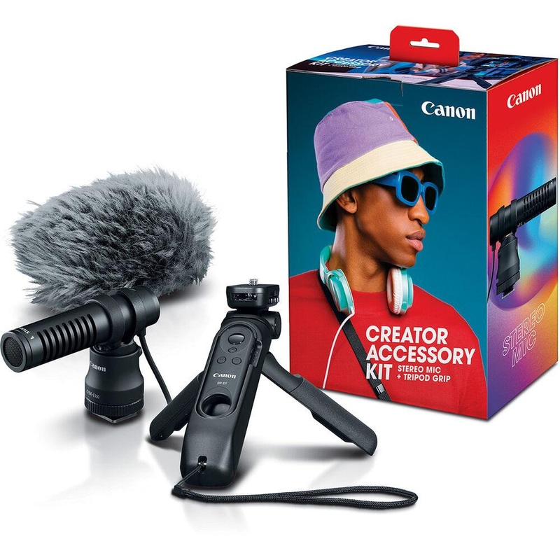 Canon Creator Accessory Kit, Tripod Grip, Wireless Remote, Stereo Microphone & More