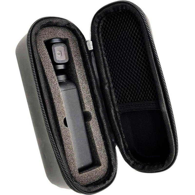 Deco Essentials DJI Osmo Pocket Hard Shell Waterproof Carrying Case w/ Carabiner - Black(OPHS1)