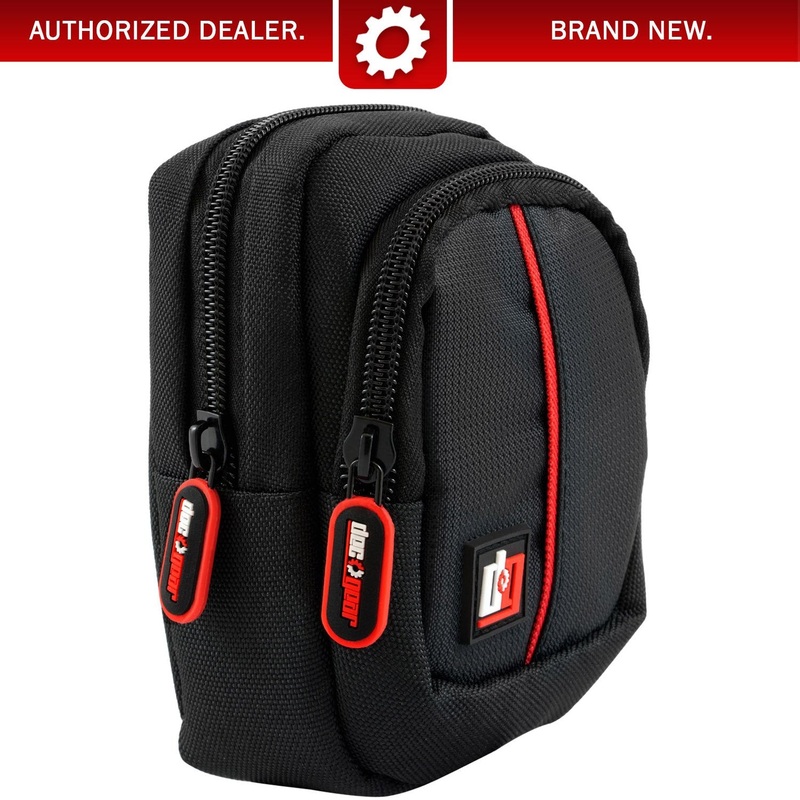Deco Photo Point and Shoot Field Bag Camera Case (Black/Red) - PNS100BK