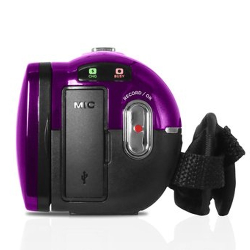 Minolta MN260NV 1080P FHD / 30 MP Night Vision Camcorder, Purple