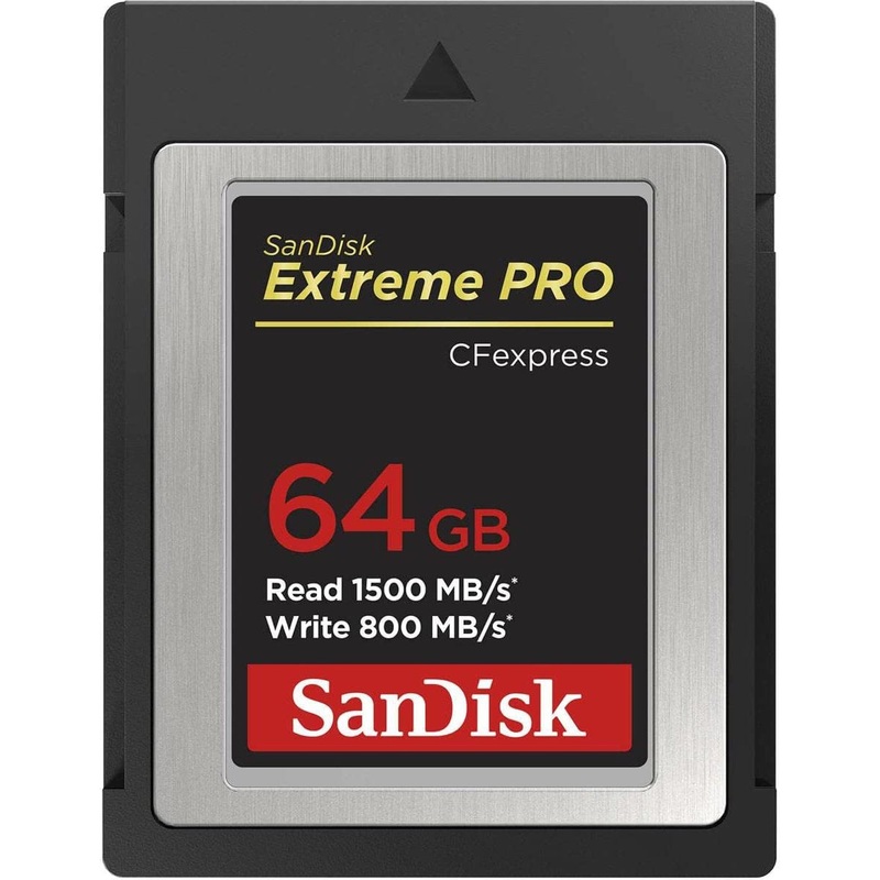 Sandisk Extreme Pro CFexpress Card, 64GB, 1500/800 MB/s (SDCFE-064G-ANCNN)