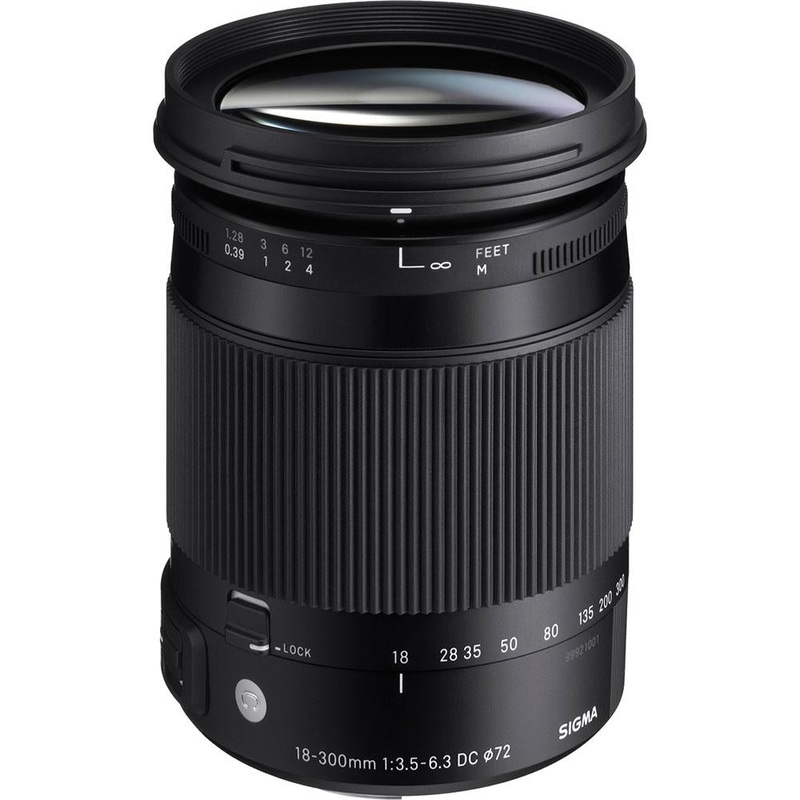 Sigma 18-300mm F3.5-6.3 DC Macro OS HSM Lens (Contemporary) for Canon EF Cameras