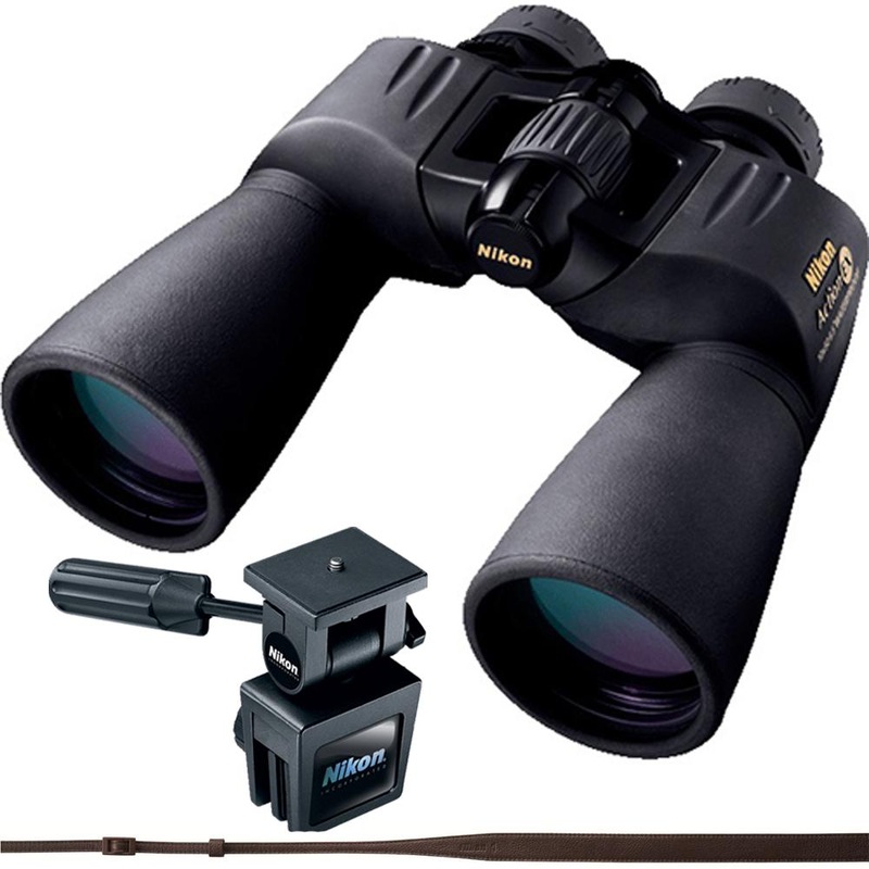 Nikon 10x50 Action Extreme ATB Binoculars + Nikon Leather Strap and Window Mount