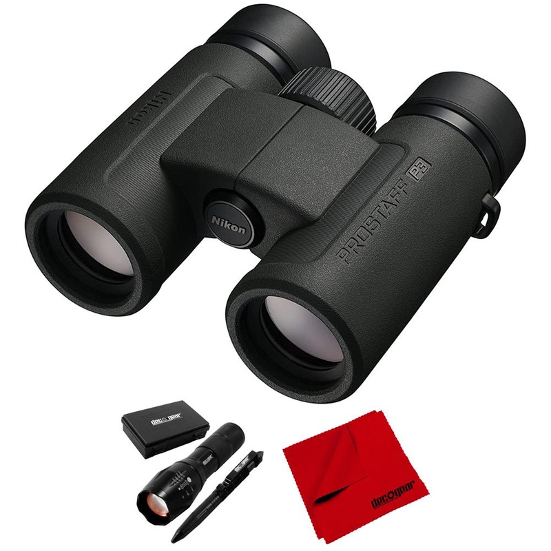 Nikon 16774 PROSTAFF P3 8X30 Binoculars w/ Tactical Accessories Bundle