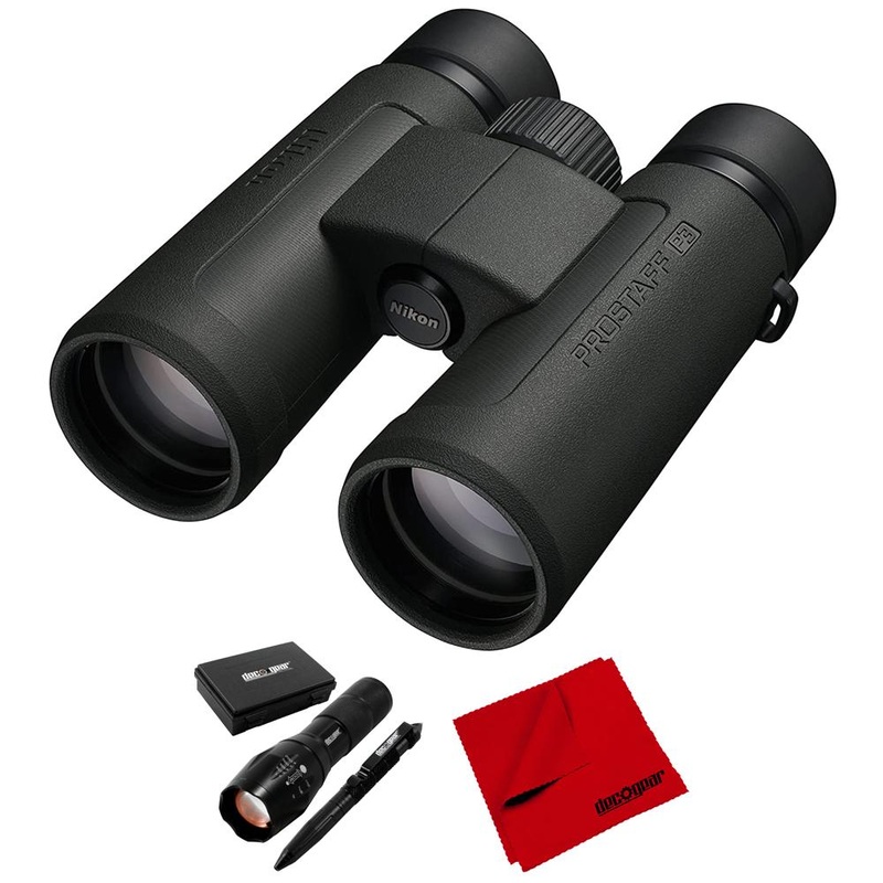Nikon 16776 PROSTAFF P3 8X42 Binoculars w/ Tactical Accessories Bundle