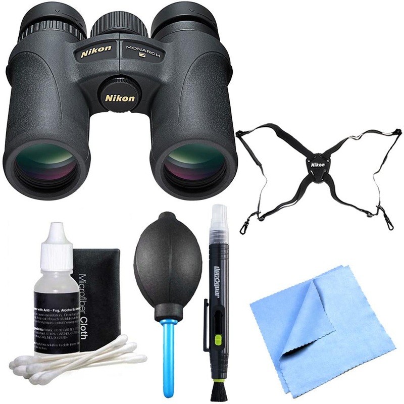 Nikon 7548 Monarch 7 Binoculars 8x42 Explorer Bundle