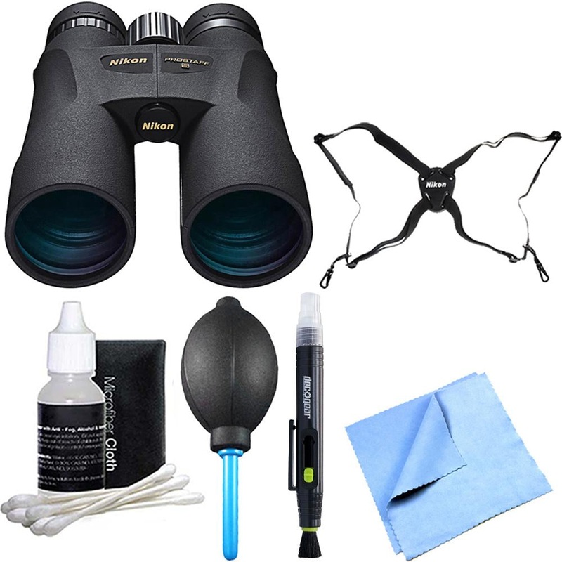 Nikon 7573 PROSTAFF 5 Binoculars 12x50 Explorer Bundle