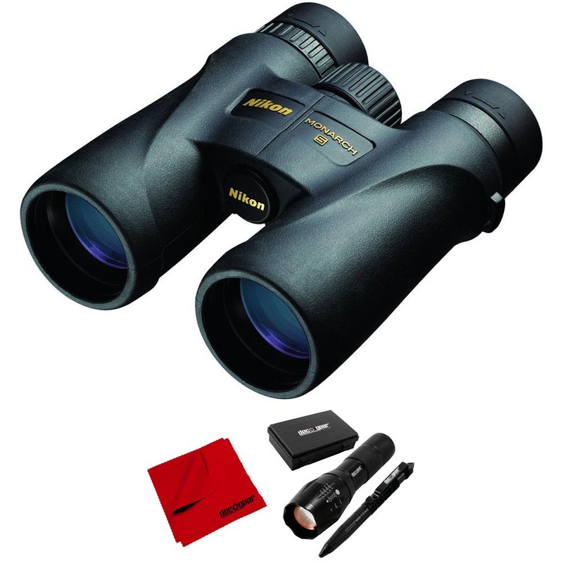 Nikon 7577 Monarch 5 Binoculars 10x42 with Deco Tactical Set