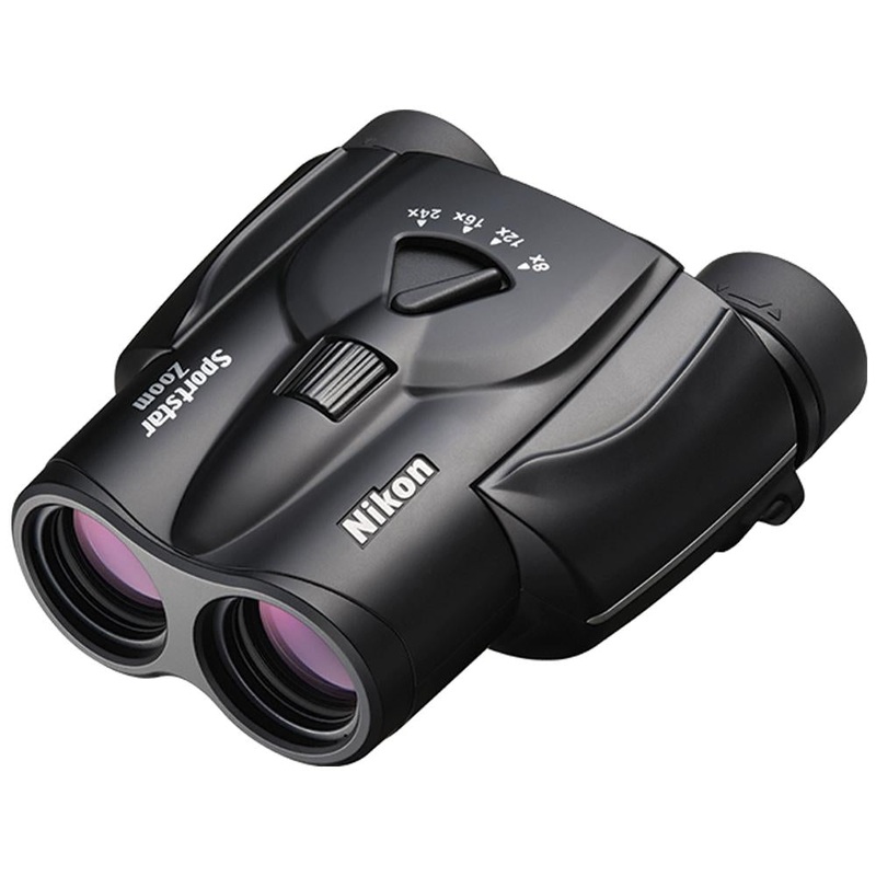 Nikon Sportstar Zoom Compact Binoculars 8-24x25 Black