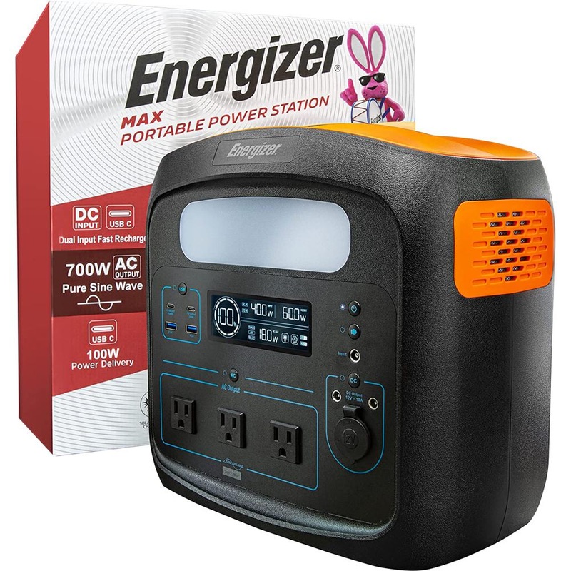 Energizer 960W MAX Portable Power Station Solar Generator - Open Box