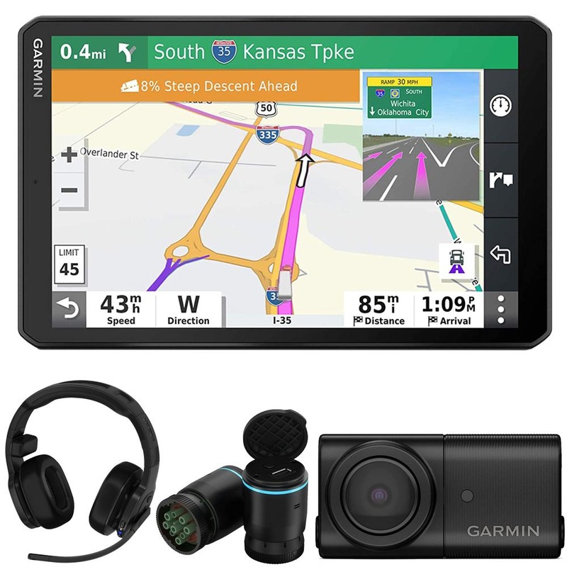 Garmin dezl OTR1000 10" GPS Truck Navigator + dezl 200 Headset Exclusive Bundle