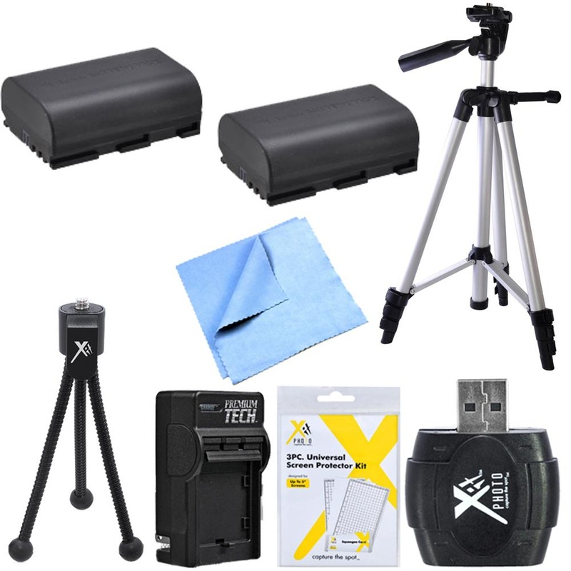 Generic Advanced LP-E6 Battery Bundle for Canon EOS 5D Mark III, 6D, 60D, 7D, 70D