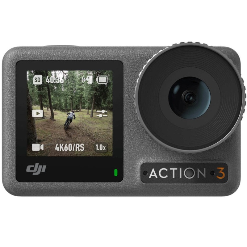DJI Osmo Action 3 Action Camera - Standard Combo Bundle with Biking Accessory Kit
