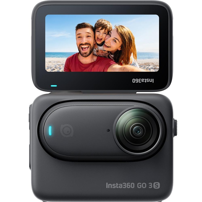 Insta360 GO 3S 4K Standard Edition 128GB Action Camera, Midnight Black