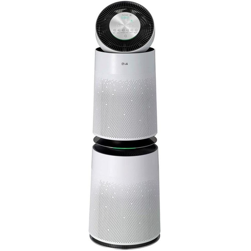 LG PuriCare 360 Tower Air Purifier with Clean Booster, White (AS560DWR0)