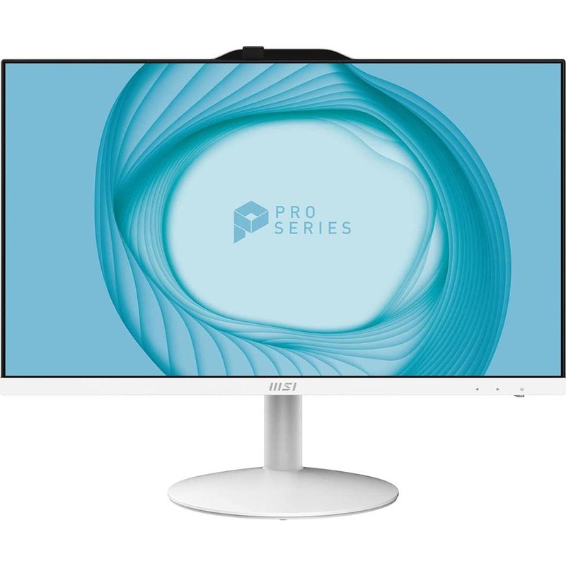 MSI PRO AP242 12M-057US 23.8" FHD All-In-One PC in White - PRAP24212M057