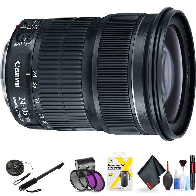 Canon EF 24-105mm F/3.5-5.6 is STM Lens for Canon 6D, 5D Mark IV, 5D Mark III, 5D Mark II, 6D Mark II, 5Dsr, 5Ds, 1Dx, 1
