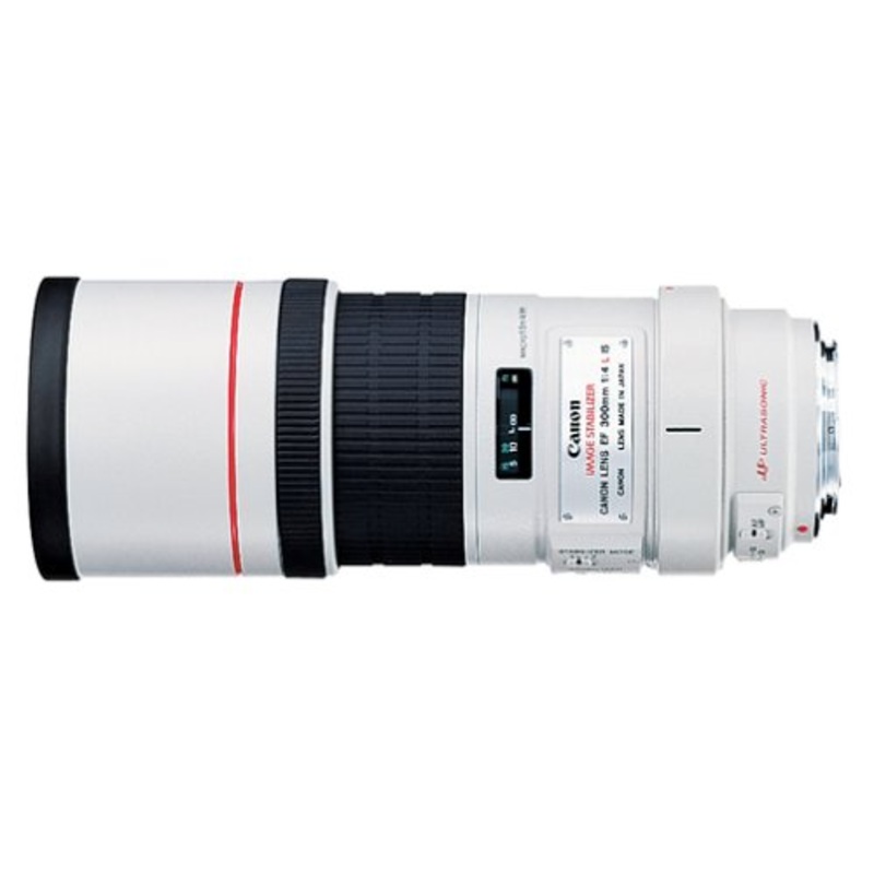 Canon EF 300mm f/4L IS USM Telephoto Fixed Lens for Canon SLR Cameras - Used