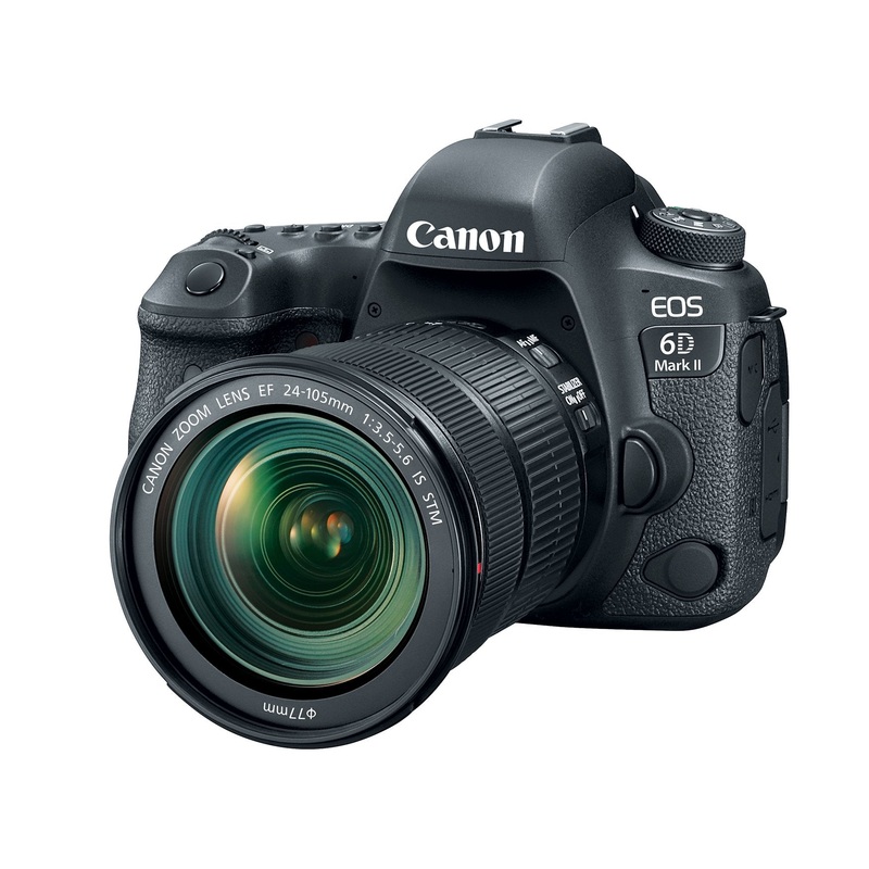 Canon EOS 6D Mark II 26.2MP Digital SLR Camera - Black (Kit w/ EF 24-105mm f/3.5 - Used