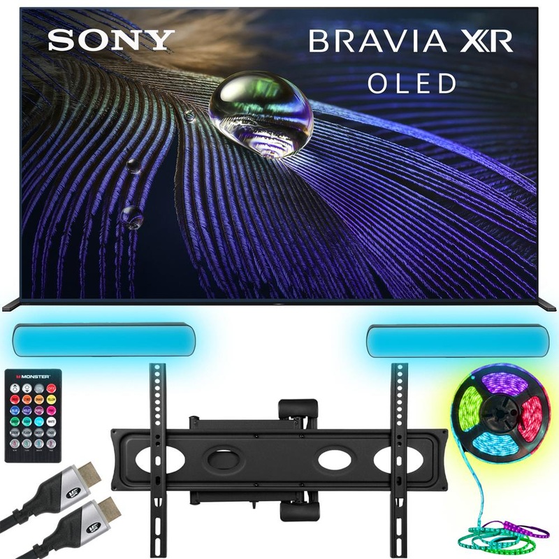 Sony XR55A90J 55" OLED 4K HDR Ultra Smart TV w/ Monster TV Wall Mount Kit