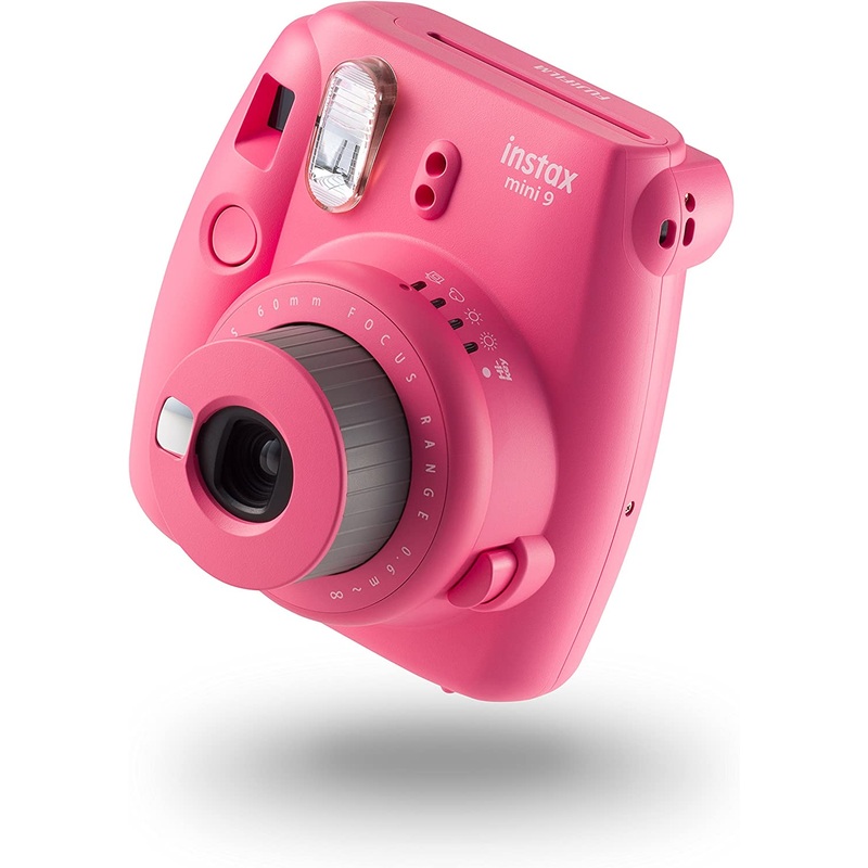 Fujifilm Instax Mini 9 Instant Film Camera with 10 Shots - Flamingo Pink
