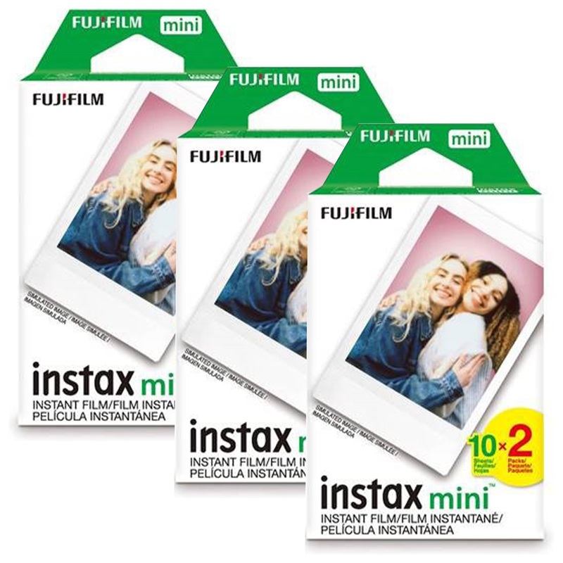 Fujifilm Instax Mini Instant Film (3 Twin Packs, 60 Total Pictures) - Imported - Like New