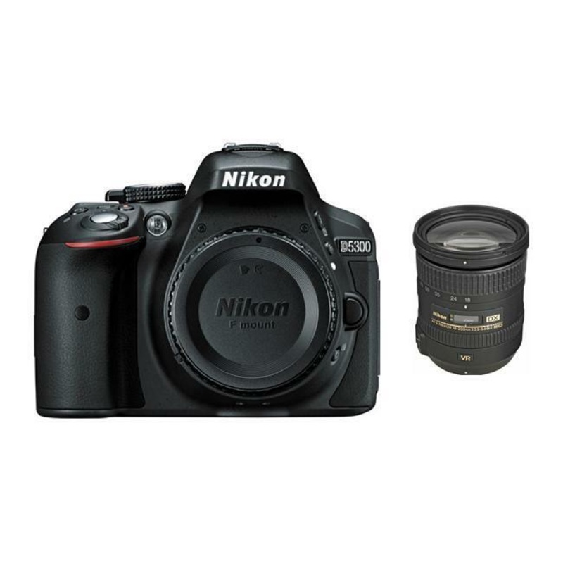 Nikon D5300 Camera w/ NIKKOR 18-200mm f/3.5-5.6G VR II Zoom Lens (Black) New