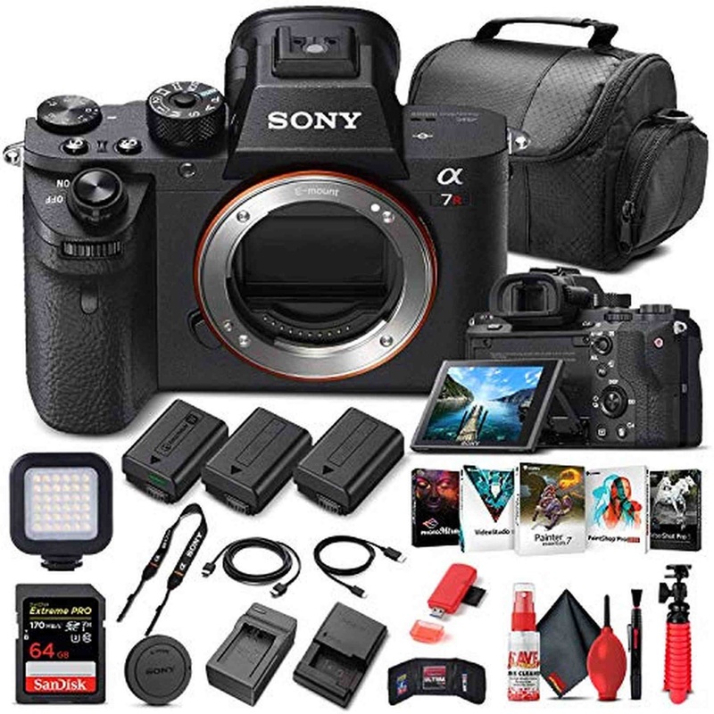 Sony Alpha a7R II Mirrorless Camera Body Only ILCE7RM2/B - Advanced Bundle - Reconditioned