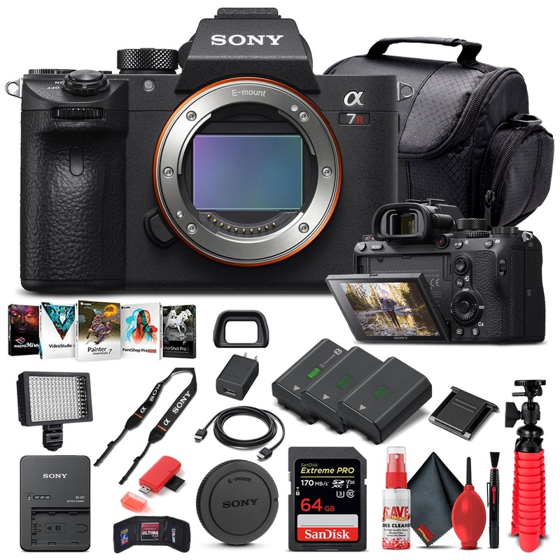 Sony Alpha a7R III Mirrorless Camera Body Only ILCE7RM3/B - Advanced Bundle - Reconditioned