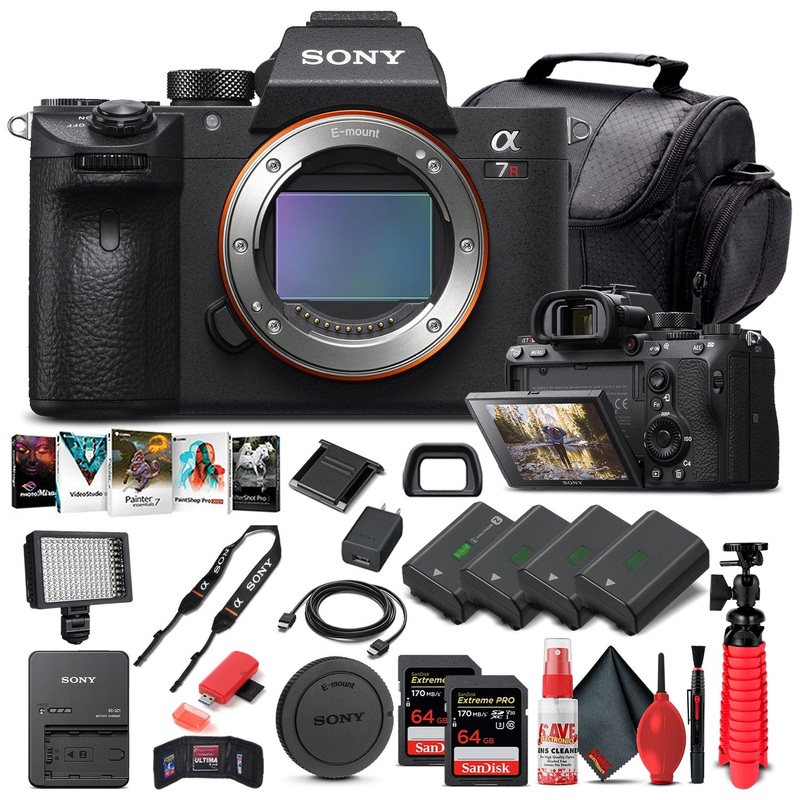 Sony Alpha a7R III Mirrorless Camera Body Only ILCE7RM3/B - Pro Bundle - Reconditioned