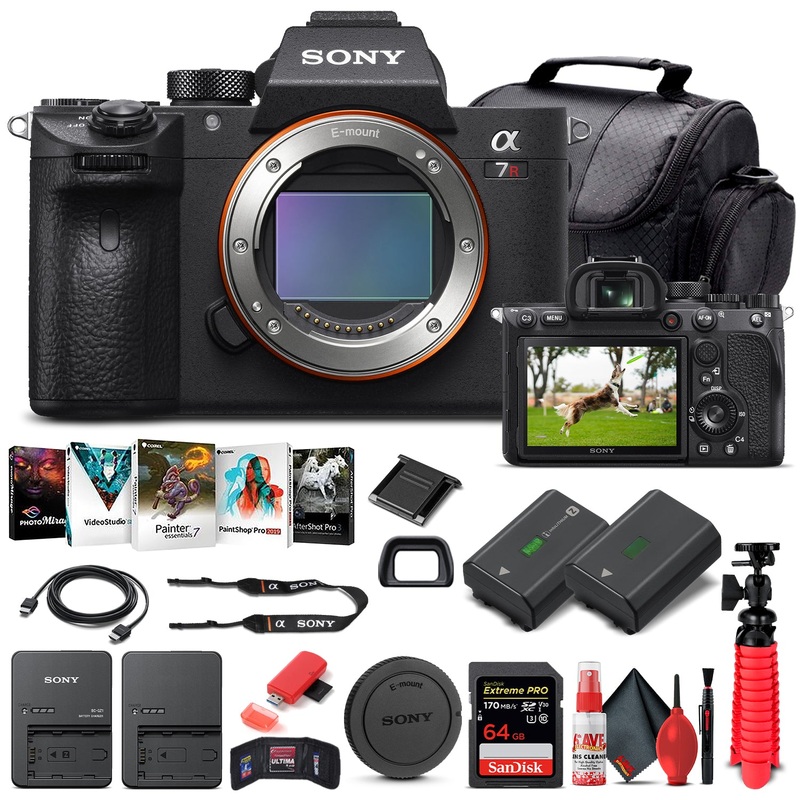 Sony Alpha a7R IV Mirrorless Camera Body Only ILCE7RM4/B - Basic Bundle - Reconditioned