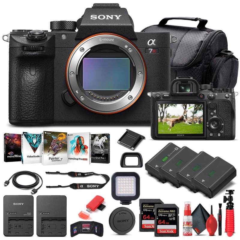 Sony Alpha a7R IV Mirrorless Camera Body Only ILCE7RM4/B - Pro Bundle - Reconditioned