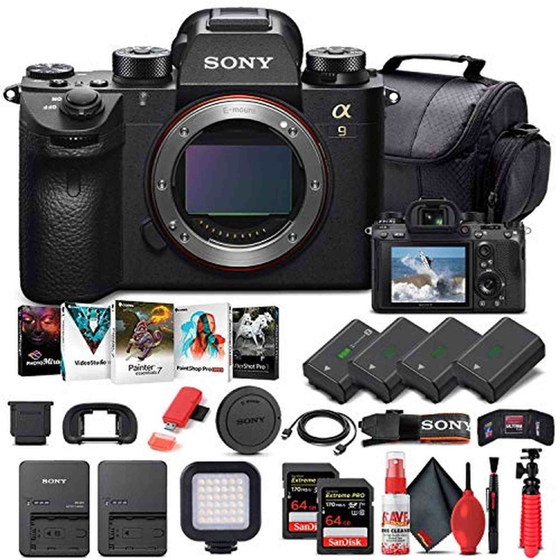 Sony Alpha a9 II Mirrorless Camera Body Only ILCE9M2/B - Pro Bundle - Reconditioned