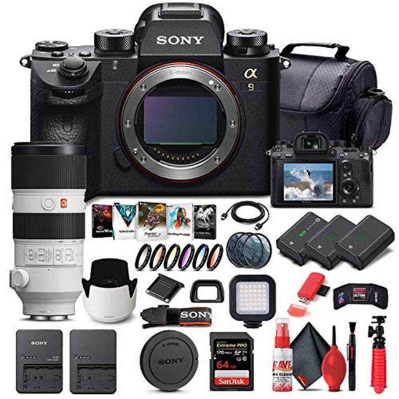 Sony Alpha a9 II Mirrorless Camera W/ Sony FE 70-200mm Lens - Advanced Bundle - Reconditioned