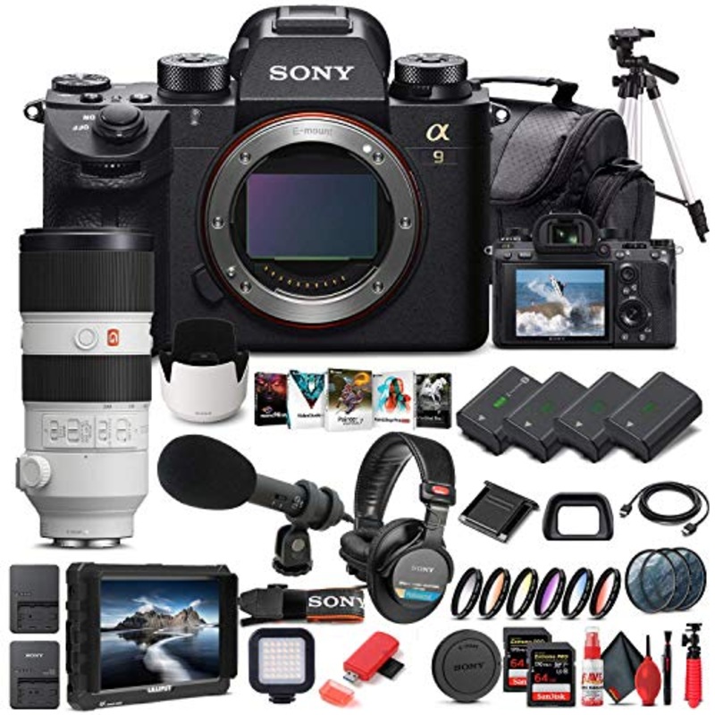 Sony Alpha a9 II Mirrorless Camera W/ Sony FE 70-200mm Lens - Pro Bundle - Reconditioned