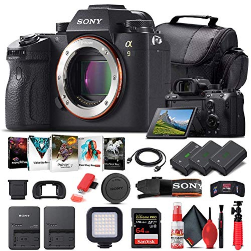 Sony Alpha a9 Mirrorless Camera Body Only ILCE9/B - Advanced Bundle - Reconditioned