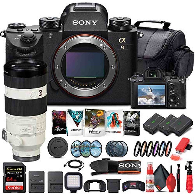 Sony Alpha a9 Mirrorless Camera W/ Sony FE 100-400mm Lens - Advanced Bundle - Reconditioned
